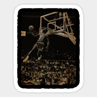 Dunk Michael Jordan Vintage #2 Sticker